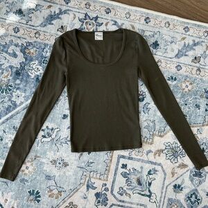 TNA Homestretch Scoopneck Long Sleeve